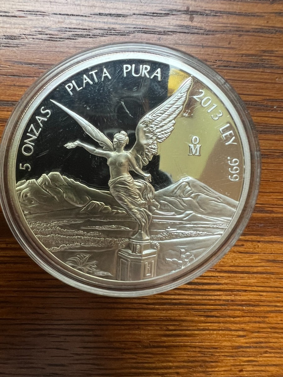 2013 Mexico 5 oz Silver Libertad Proof (In Capsule) | eBay