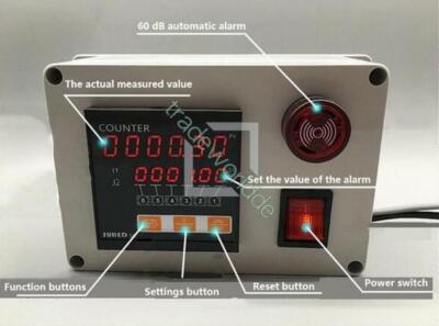 Meter Electronic Encoder Wheel Roll Measure Length Record 100ppr Rotary Encoder