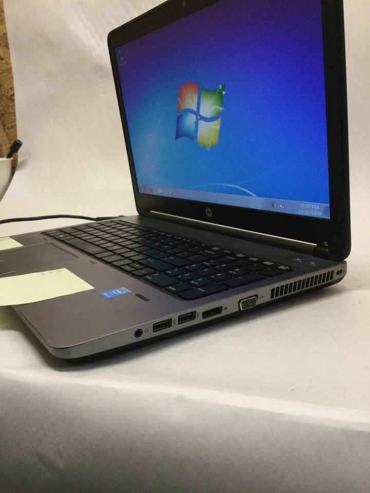 HP PROBOOK 650 G1 - WINDOWS 7 - INTEL I5 - 12GB RAM - 500GB HDD - READ DESC - BB - Image 2 of 4