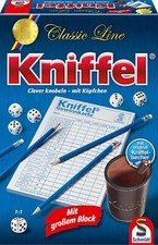 Schmidt Spiele 49203 Classic Line Kniffel Mit Großen Würfeln Und Block Knobeln