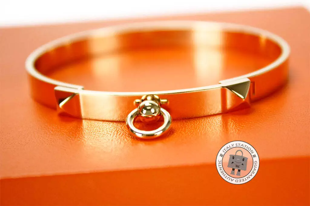 Hermes 18k shop gold bracelet