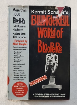 Kermit Schafer's : Blunderful World of Bloopers - Hardcover & Dust Jacket 1973