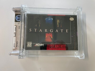 SNES STARGATE WATA GRADED 8.5 FACTORY SEALED