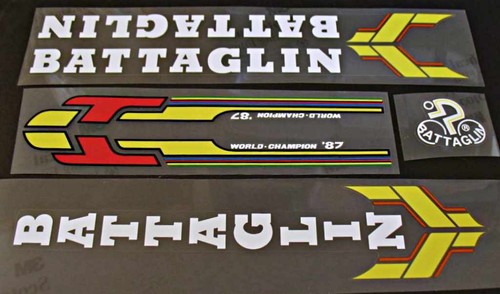 Battaglin Aufkleber Set Weiß - 第 1/1 張圖片