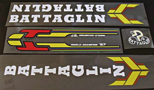 Battaglin decal set white - Picture 1 of 1