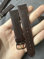 Vintage Watch Strap 20 mm  Leather Nos Top Quality V57