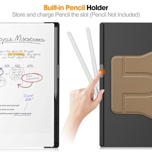 Case for Remarkable Paper Pro 11.8” (2024 Released) with Pen Holder, Apricot - Picture 7 of 8