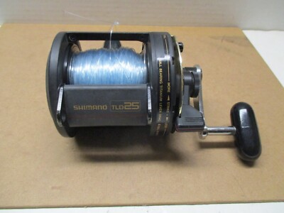 SHIMANO TLD-25 LEVER-DRAG CONVENTIONAL FISHING REEL * WITH 60 LB. LINE **