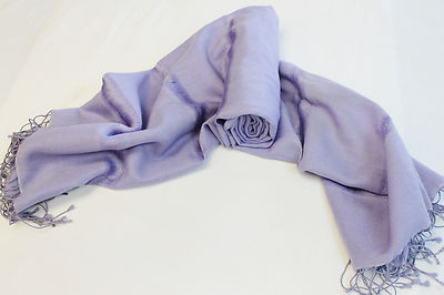 OL41 NEW SUPER SOFT PASHMINA SILK SHAWL 28'' x 72'' HANDMADE IN NEPAL