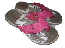 clarks flamingo flip flops