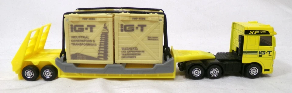 Matchbox DAF XF105 & Lowboy Trailer 1/64 Scale Diecast Tractor Trailer - Image 3 of 4