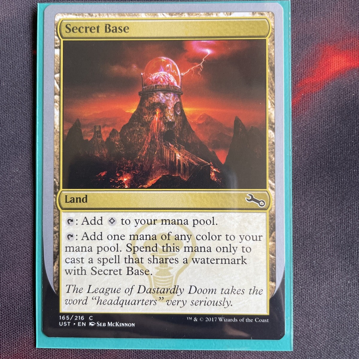 mtg card base MTG Secret Base (C) Unstable 165/216 Regular Common