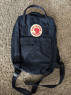 Kanken Laptop Backpack Backpack Outlet Fjallraven Kanken Black And