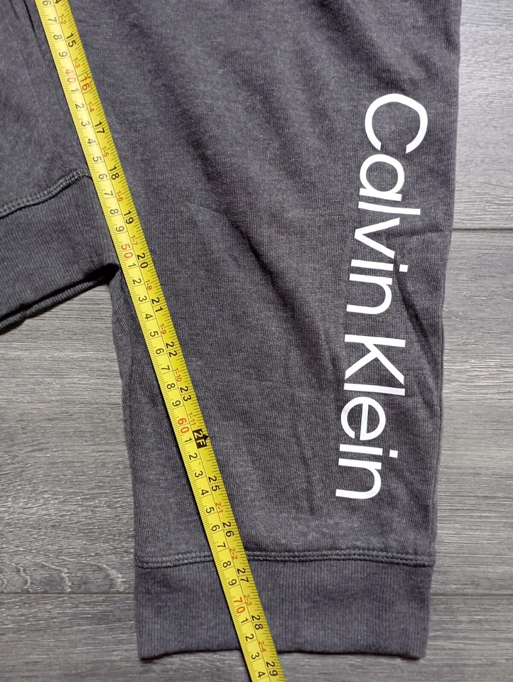 Calvin Klein Lounge Joggers Adult Womens X-Large Gray French Terry Sleepwear - Image 2 of 4
