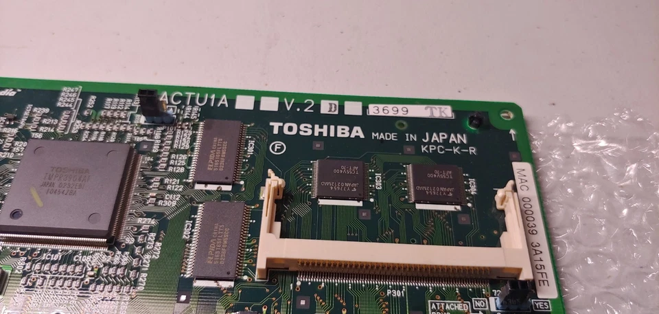 Toshiba ACTU1A Processor Board w/ AETS1A, AMDS1A, BSIS1A & ARCS1A - Image 2 of 4