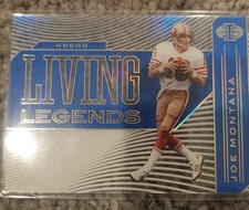 2020 Panini Illusions Living Legends Joe Montana #LL11 Sapphire
