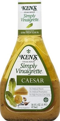 Ken's Steak House Simply Vinaigrette Caesar Dressing