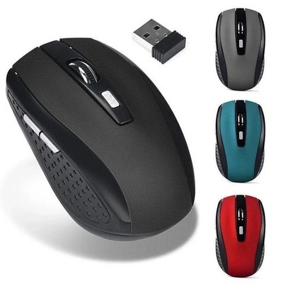 2 Wireless Optical Mouse Mice 2.4GHz USB Receiver For Laptop PC Computer DPI USA