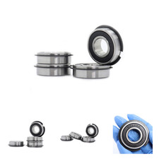 Set of 4 Deep Groove Ball Bearings 99502HNR Rubber Sealed 5/8 Inch ID 1-3/8 Inch
