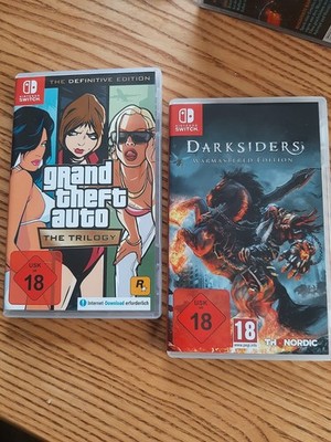 2 Nintendo Switch Spiele GTA Trilogy Darksiders Warmastered Edition
