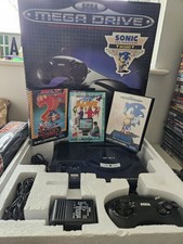 Boxed Sega Mega Drive Model 1 Console Bundle - 8 Games CIB (Sonic 1 & 2, FIFA)