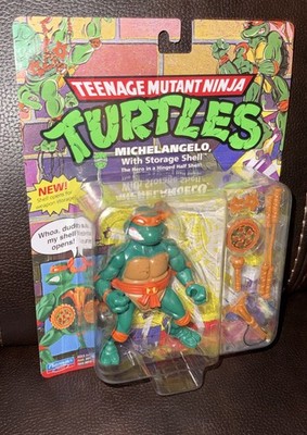Teenage Mutant Ninja Turtles 4  Classic Storage Shell Michelangelo Action Figure