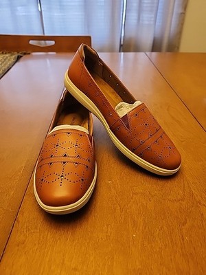 Cobb Hill Womens Bailee Slip On Leather Loafer Flats Size 7