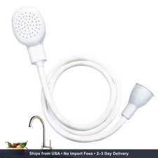 Sink Spray Rubber Hose, Sink Hose Attachment for Faucet Portable Sink Hose Fauce