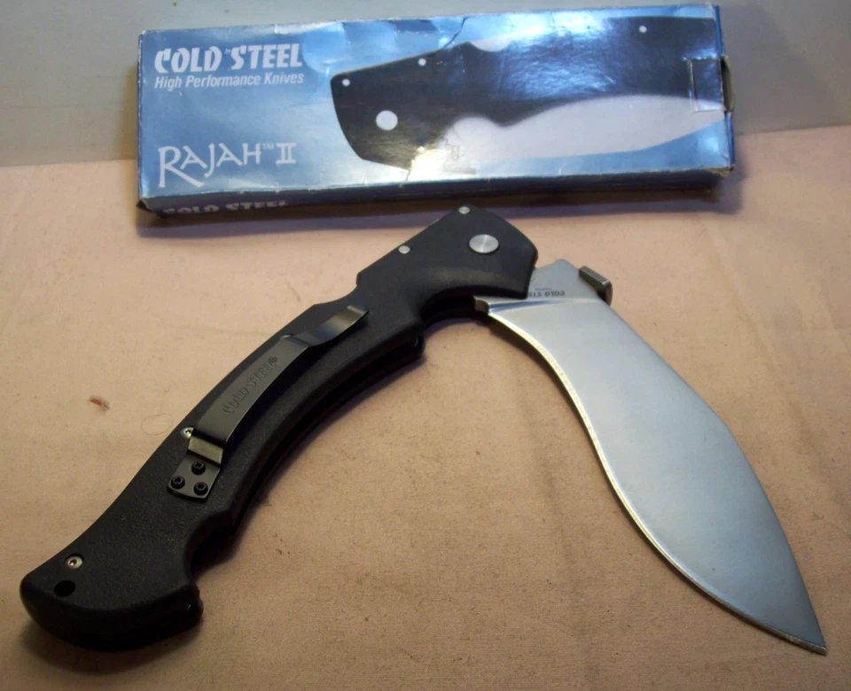 2000-е ~ ХОЛОДНАЯ СТАЛЬ ~ НОВЫЙ НЕИСПОЛЬЗОВАННЫЙ ~ РАДЖА II СКЛАДНОЙ КУКРИ 14 «БОЛЬШОЙ БОЕВОЙ НОЖ ~ НОВЫЙ В КОРОБКЕ - Изображение 4 из 4