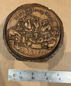 Vintage Walt Disney World Bear Jamboree Ceramic Treasure Craft Bank Souvenir