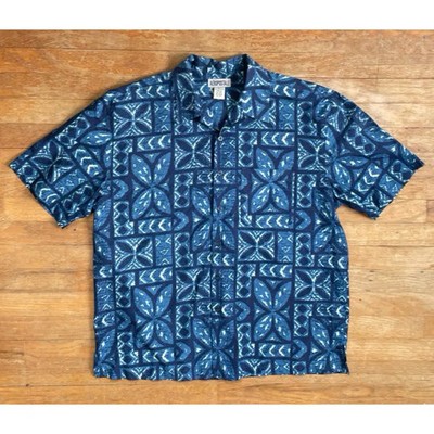 Vintage Mens Hawaiian Shirt Retro Classic Aloha Beach