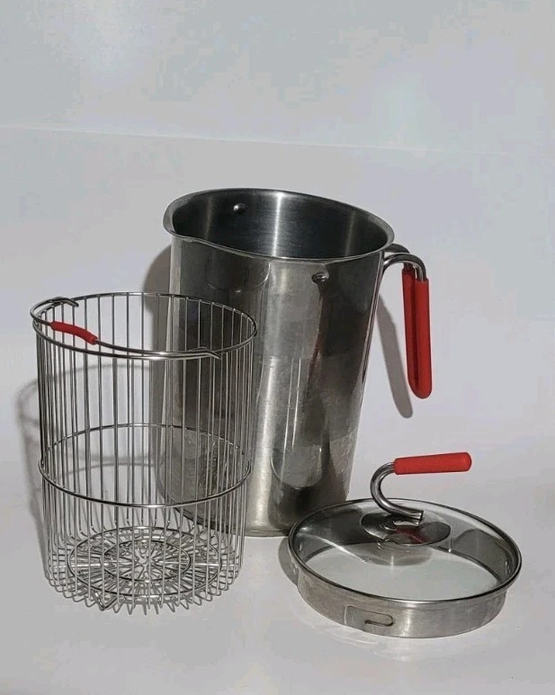 Kuhn Rikon 4th Burner Pot w/Glass Lid & Steam Basket - Stainless