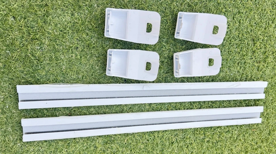 Whirlpool Refr-tor Door 2 Shelfs Wide Trim 22” + 4 End Caps 226738 WP2195916K — 第 2/4 张图片