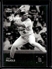 2025 Topps Black and White Albert Pujols #80 Cardinals