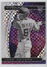 2021 Panini Chronicles Titan Building Blocks Prizm Jose Devers #8 ut4