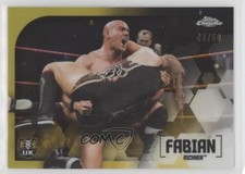 2020 Topps Chrome WWE Gold Refractor 44/50 Fabian Aichner #94 d9r