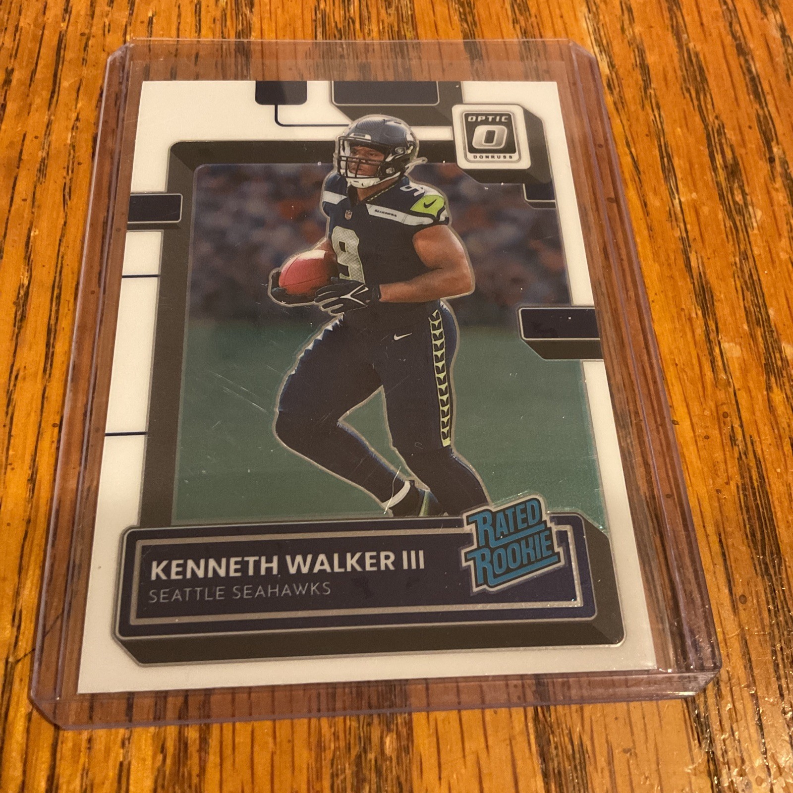 2022 Panini Donruss Optic Kenneth Walker III Rated Rookie Card #218 RC Seahawks