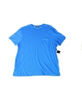 ALFANI Mens Blue Short Sleeve Classic Fit T-Shirt S
