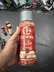Schwinn 501 Aluminum Undercoat Spray Can 12 3/4 Oz. Vintage Antique Krate