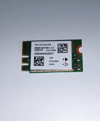 Qualcomm Atheros QCNFA435 (2.4/ 5GHz) NGFF (M.2) 802.11a/b/g/n/ac WLAN Bluetooth