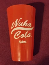Fallout 16 Oz Pint Glass Bethesda Just Funky Red *Rare*