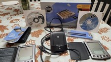 Palm m500 Series 2x PDA Handheld w/ Cradle Charger Manuals Keyboard READ