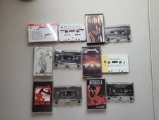 Lot Of 6 Metallica Cassettes Tapes Garage Days EP Kill 'Em Load Justice For All
