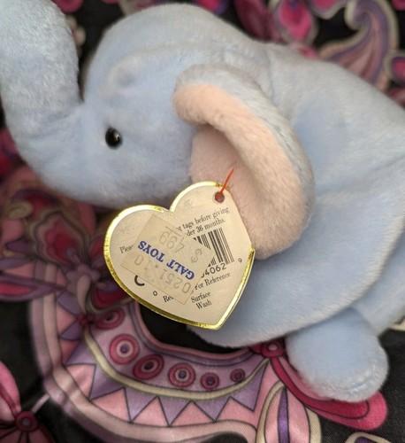 PEANUT the Elephant ❤️ 3rd Gen HT 1st TT 3/1 Near Mint MWNMT❤️ TY Beanie Baby - Picture 11 of 12