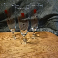 Vintage 1970's MICHELOB BEER Stemmed Glass * Pilsner Flute