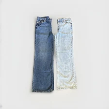 2 PAIR Rewash High Rise Wide Leg Booty Jeans