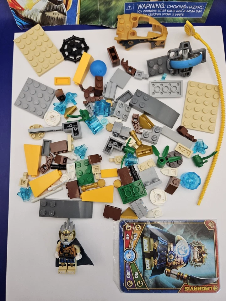 2013 Lego: Legends of Chima Speedorz 70108 Royal Roost COMPLETE w Fig + Manual - Image 4 of 4