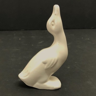 Bauer Pottery Miniature Standing Duck Off White