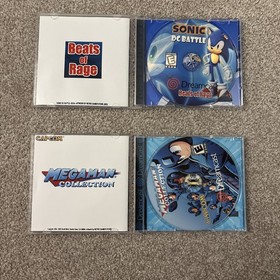Dreamcast Mega Man Collection & Sonic Beats Of Rage Customs