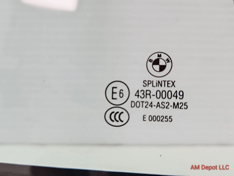 BMW 535xi 535i 528i 528xi E60 2008 sedán puerta trasera derecha cuarto de vidrio 7033644 Foto 2 de 3